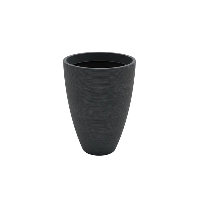 Flowerpot ribbed 22x45x60cm - Anthracite