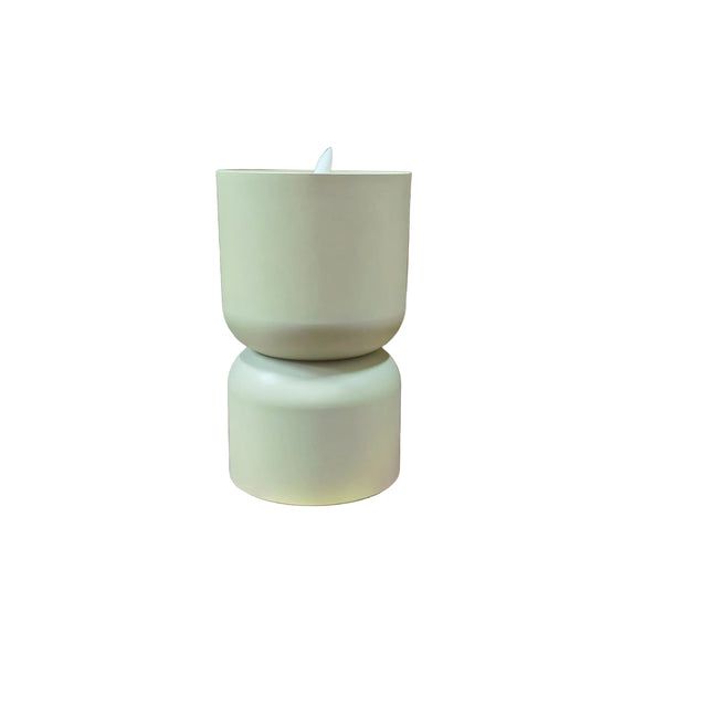 LED Candle 10x16.5cm - Ivory