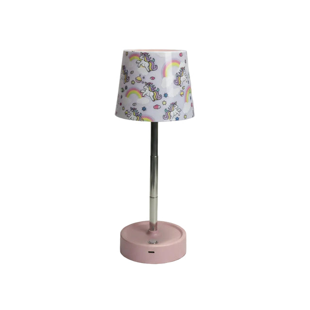 Retractable kids table lamp 10.5x11.5x29.5cm - Pink