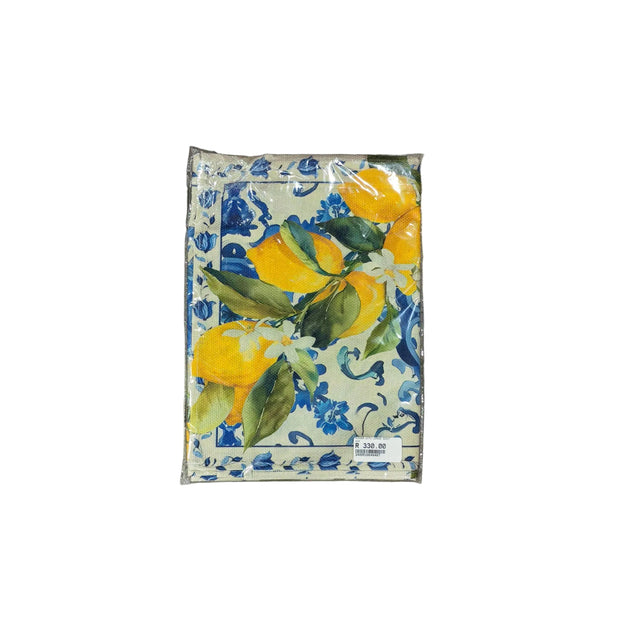 Table runner with lemons 33x275cm