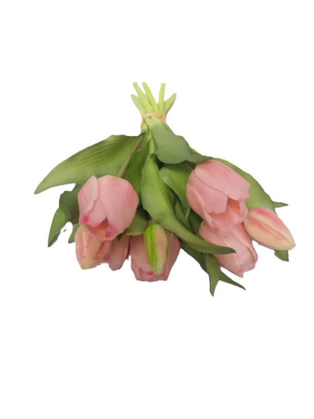 Tulip Bunch - Pink 30cm