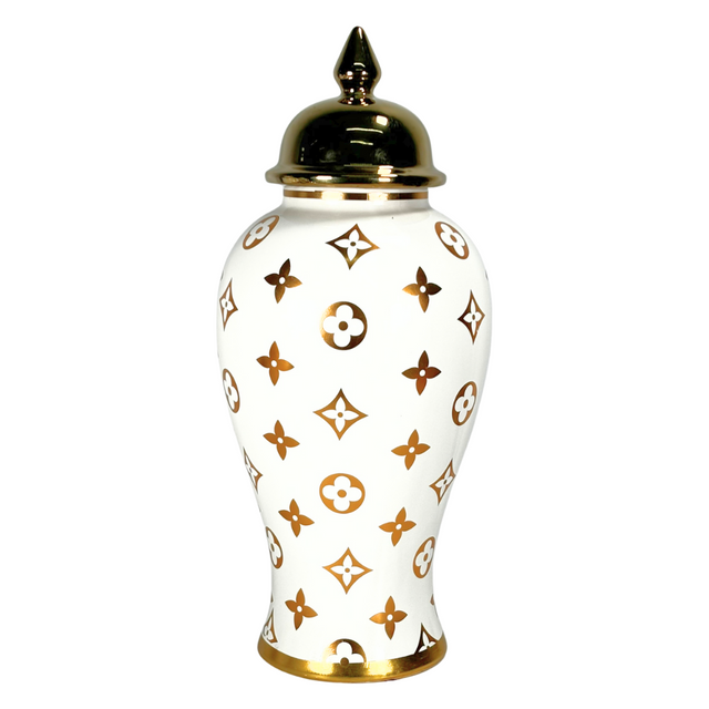 Ginger Jar White 18.5X39Cm
