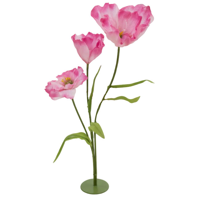 Large poppy hot pink 1x1.2x1.5m