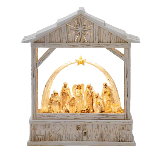 (AX530900-1)ANGEL WITH LED WARM WHITE 10CM - WITH
