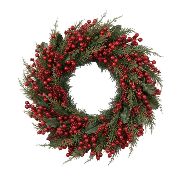 Wreath with berries 60x14cm
