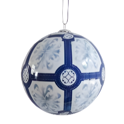 Ceramic round bauble 8cm