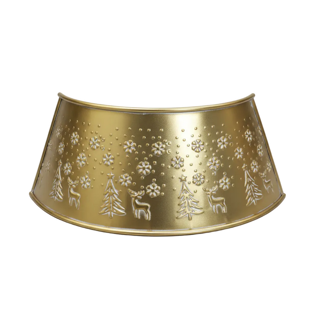 Christmas tree skirt - gold 71x71x22cm