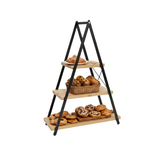Food stand 3 tiers 38x53cm