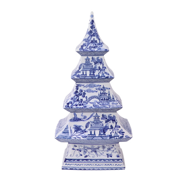 Ceramic Chinoiserie Tree 45x22cm