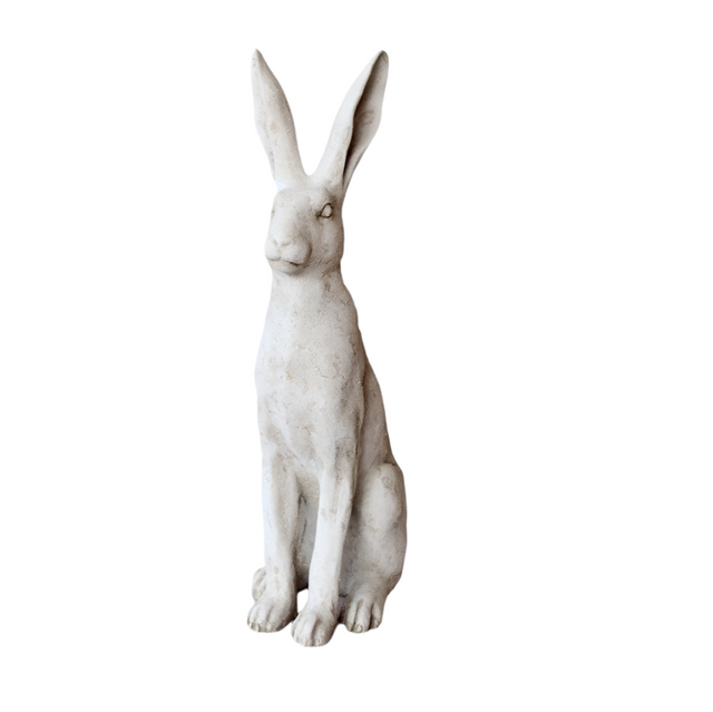 Xtra large tall ceramic standing bunny