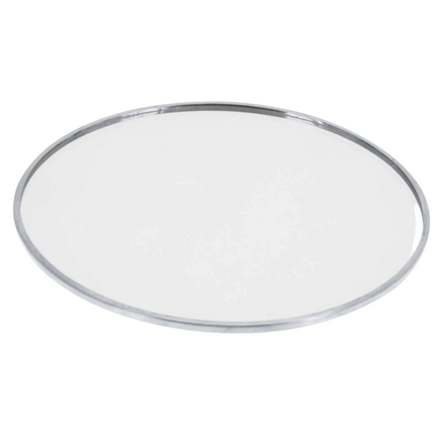 Plate Mirror 25cm Silver - Round