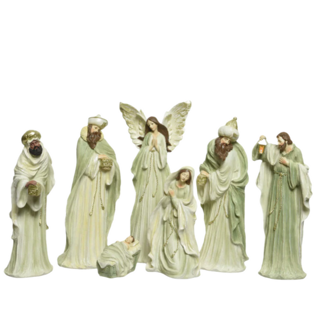 Nativity Set 7Psc 10X12X32Cm