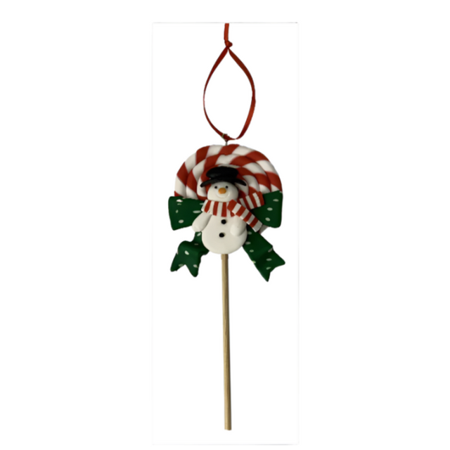 Hang Decor Decor  Snowman With Black Hat