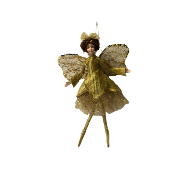 Fairy With Gold Dress 32Cm