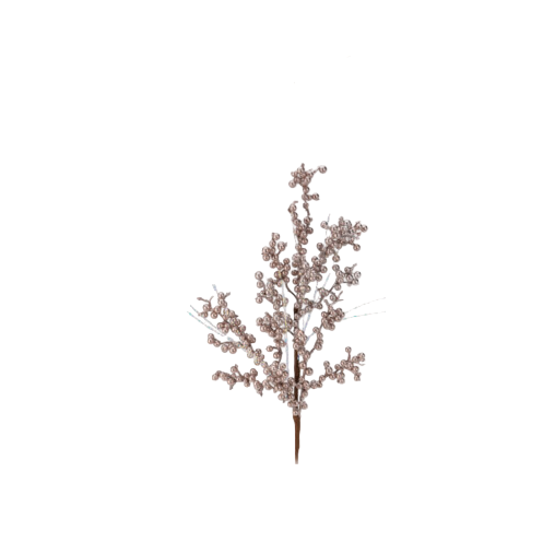 Berry branch polyfoam 20x5x60cm - Beige