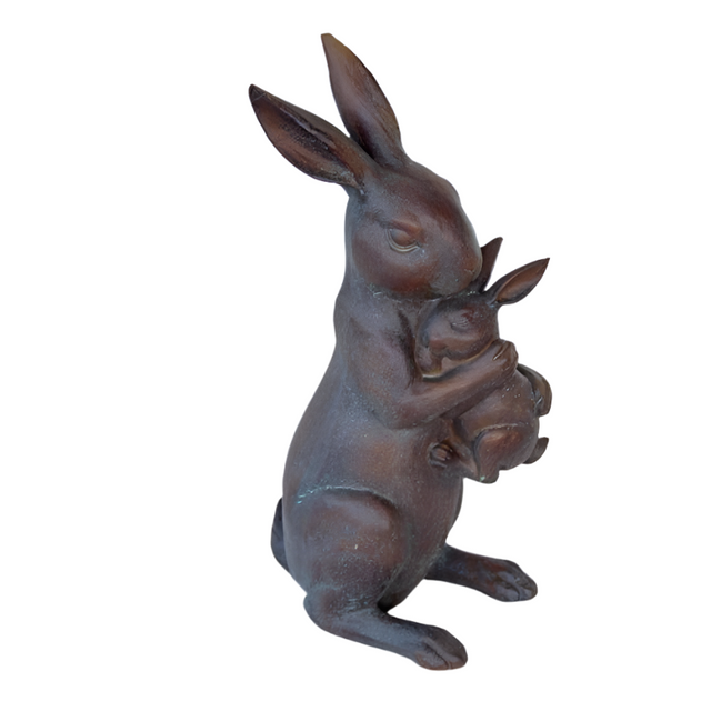 Bunny Mother holding baby