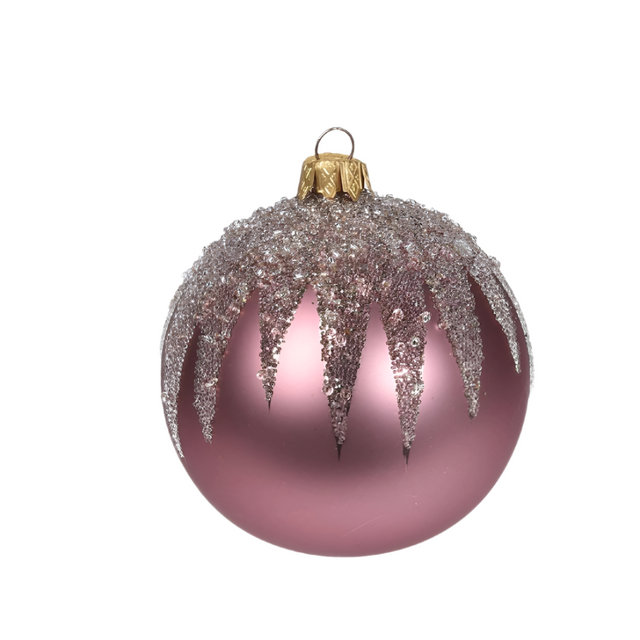 Xmas Bauble 80mm Star