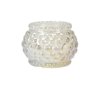 Candle Holder Glass 7cm - Transparent