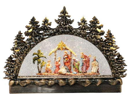 (AX530900-1)ANGEL WITH LED WARM WHITE 10CM - WITH