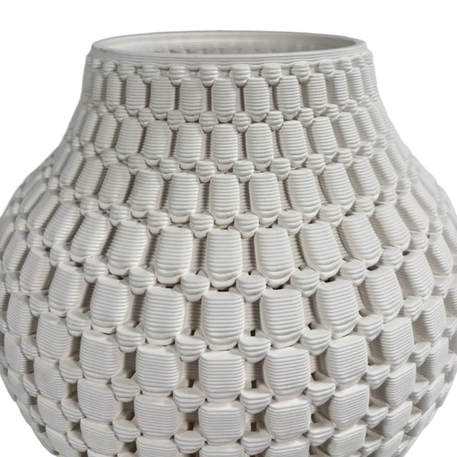 Lattice Ceramic Vase 22.5x25cm