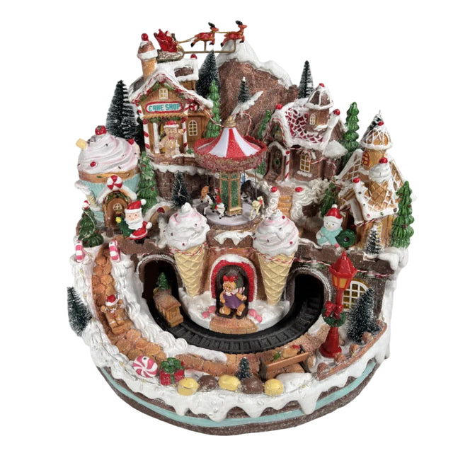 Gingerbread Themed Christmas Village Musical