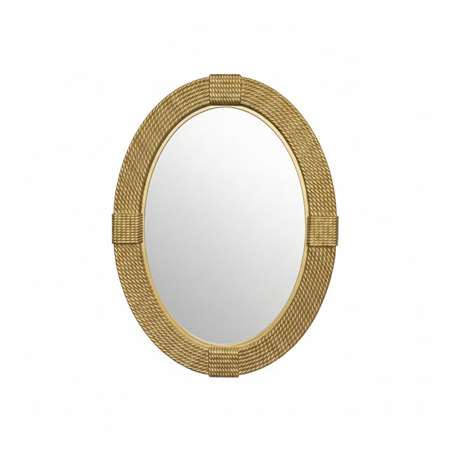 Gold wall mirror 80x55cm