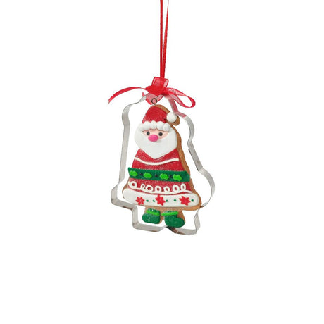 Gingerbread Santa - Christmas Tree Ornament
