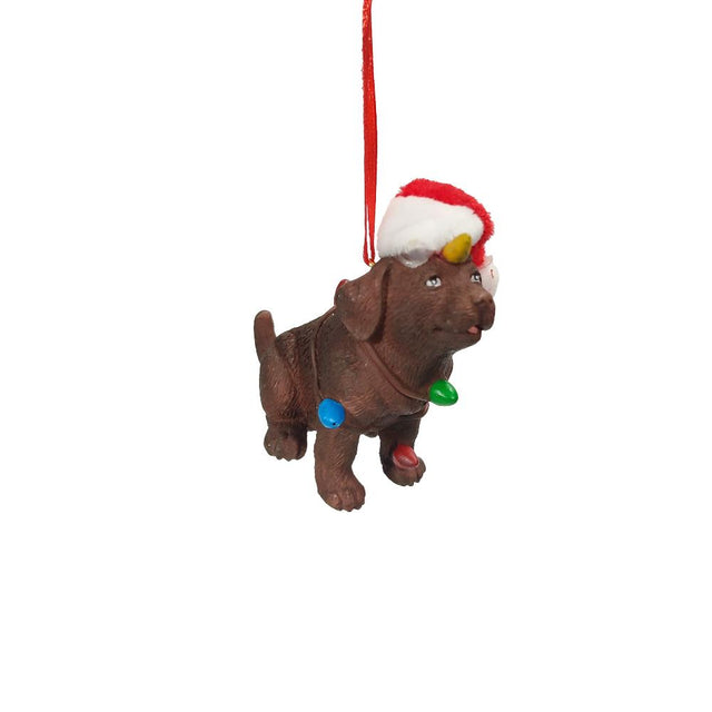 Resin Puppy Dark Brown