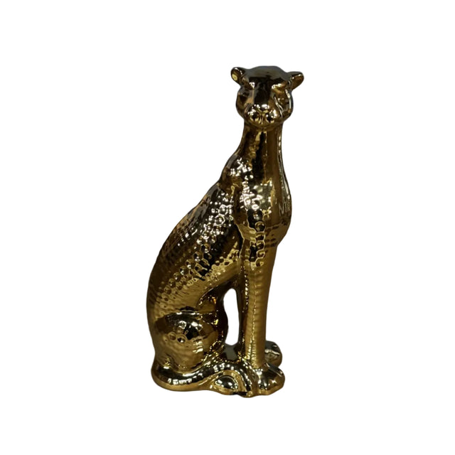Cheetah standing sculpture 10x20cm