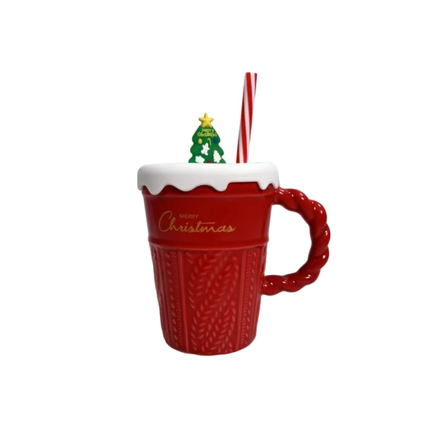 Red Christmas Mug