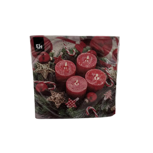 Candle Napkins 33x33cm 16Pcs