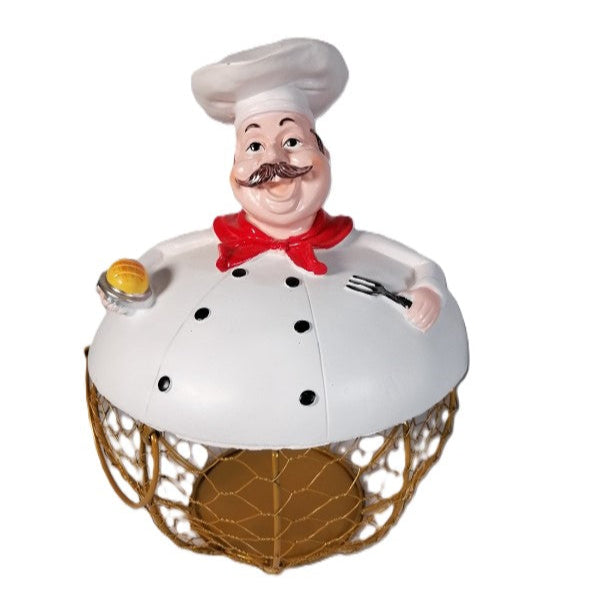 Chef Egg Basket 28X21X21cm