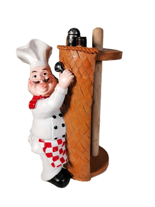 Chef with Paper Towel Holder 30X20X16cm