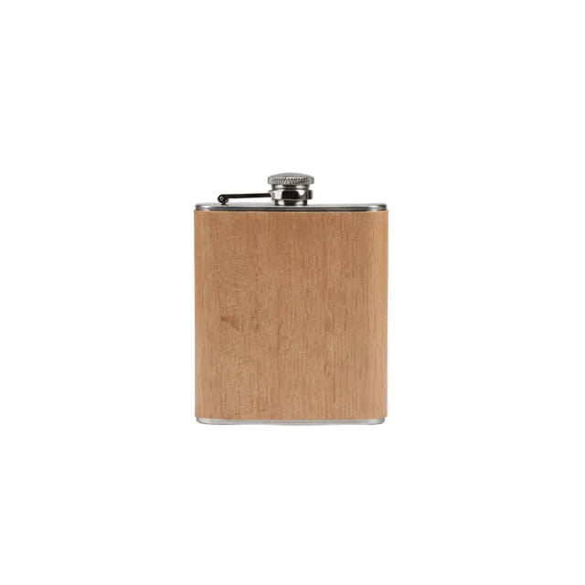 Hip flask 236ml - Wood look